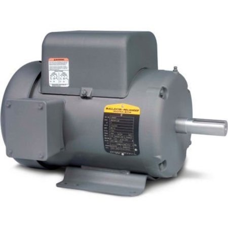 BALDOR-RELIANCE Baldor-Reliance Motor L3608T, 5HP, 3450RPM, 1PH, 60HZ, 184T, 3640LC, TEFC, F1 L3608T